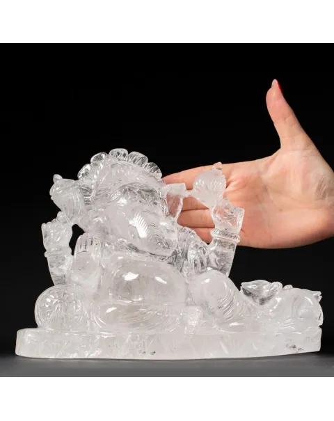 Statua Ganesh Quarzo (3750g)