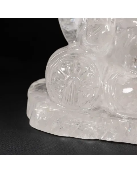 Statua Ganesh Quarzo (3750g)