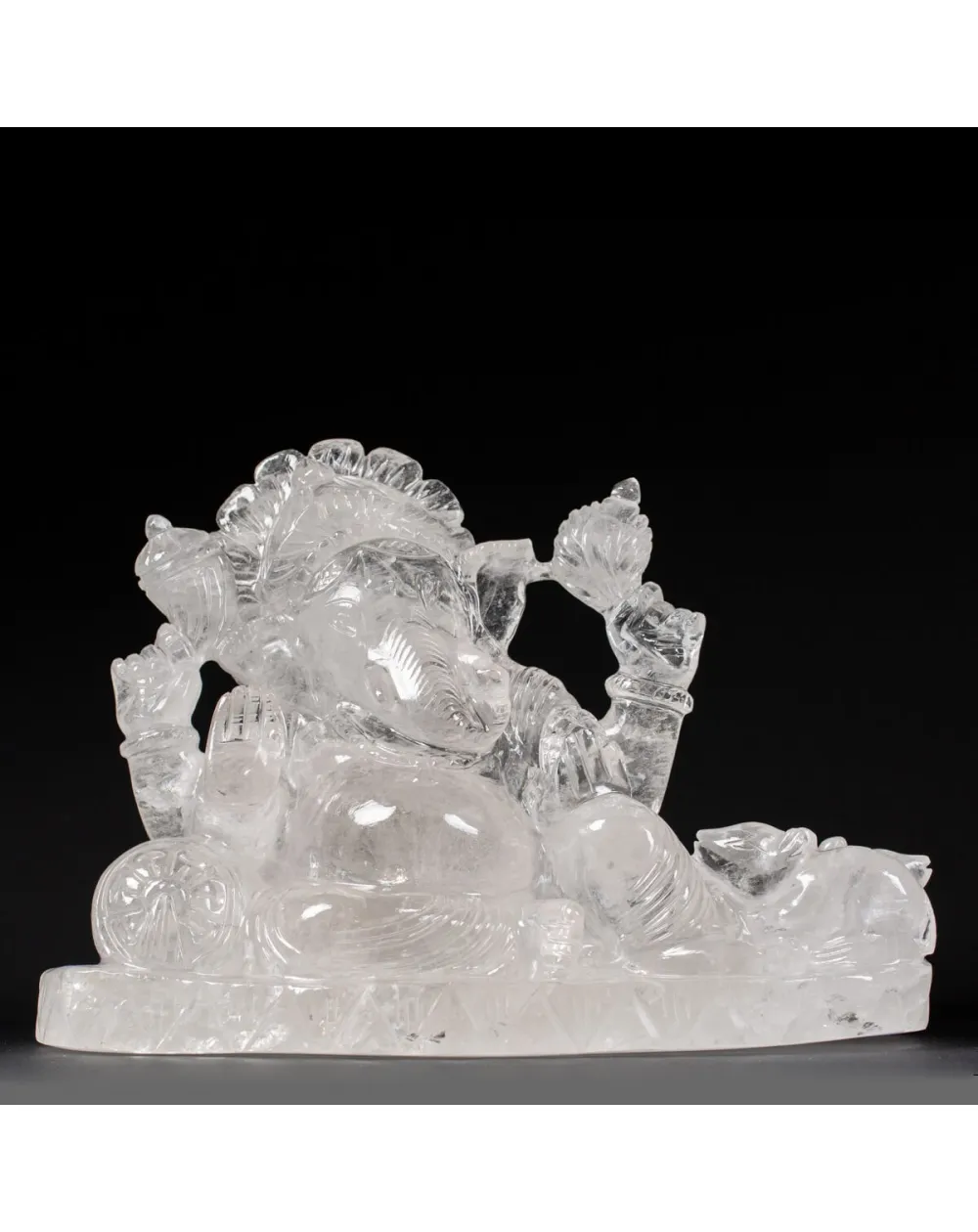 Statua Ganesh Quarzo (3750g)