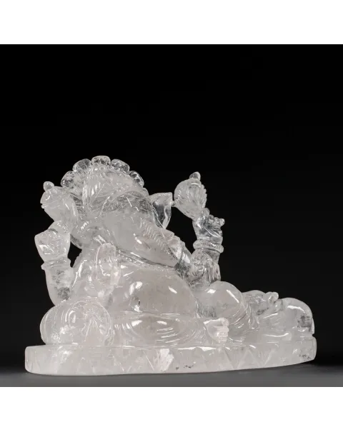 Statua Ganesh Quarzo (3750g)