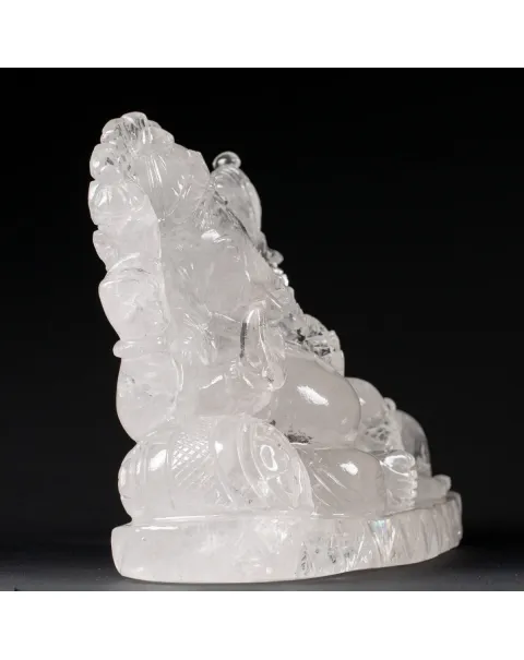 Statua Ganesh Quarzo (3750g)