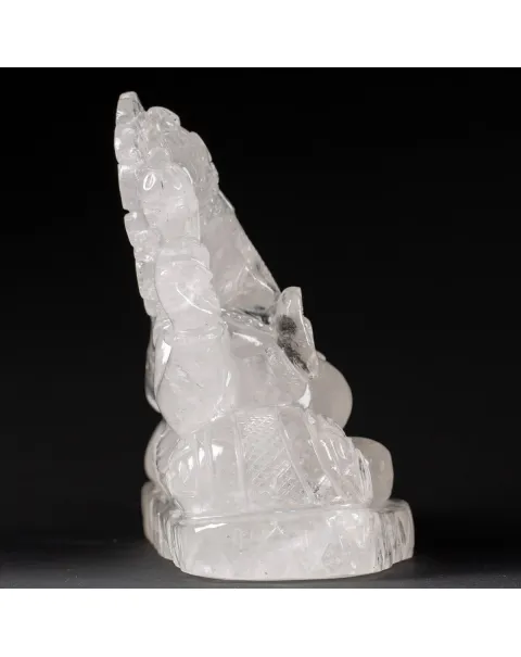 Statua Ganesh Quarzo (3750g)
