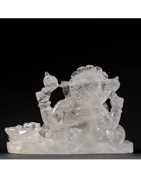 Statua Ganesh Quarzo (3750g)