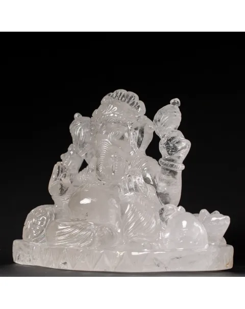 Statua Ganesh Quarzo (3750g)