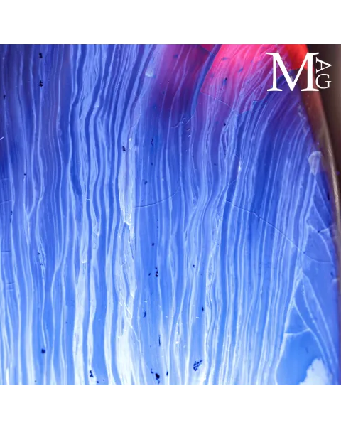 Ambra Blue di Sumatra – Resina Fossile e Luce.
