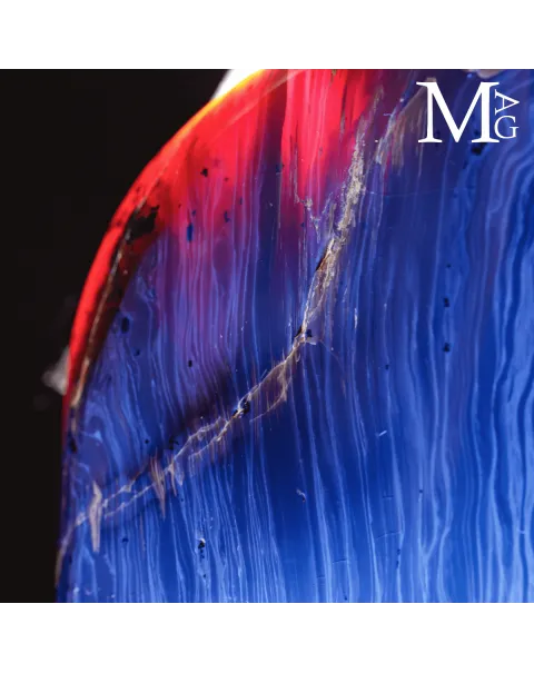 Ambra Blue di Sumatra – Resina Fossile e Luce.