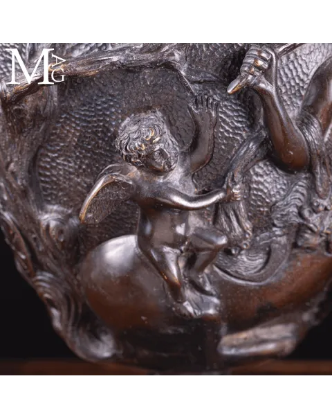 Coppe in Bronzo Scene Mitologiche - Ispirazione Pompeiana.