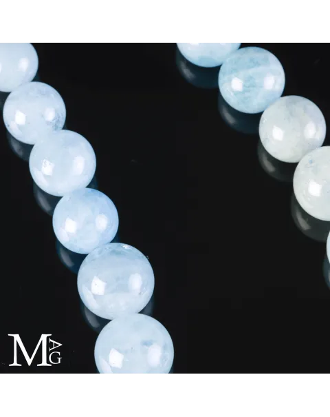 Collana in Kyanite, Neon Apatite e Acquamarina.