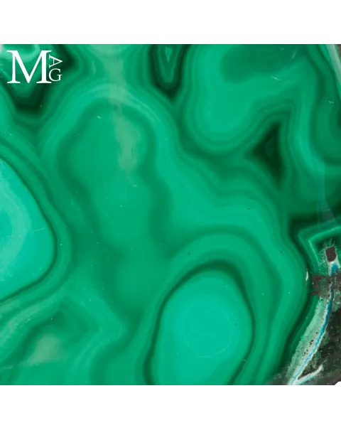 Ciondolo in argento con Malachite.