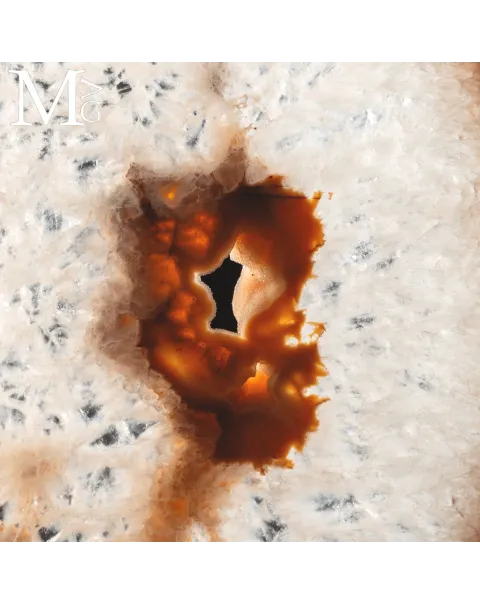 Fetta di Agata Naturale – Sezione da Geode.