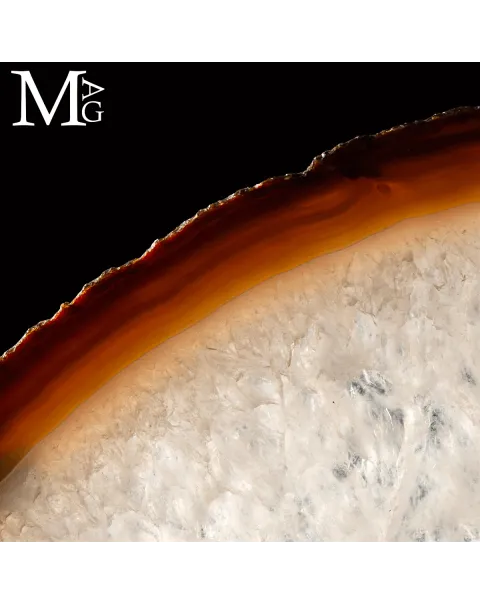 Fetta di Agata Naturale – Sezione da Geode.