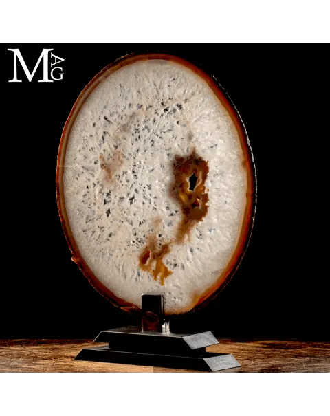 Fetta di Agata Naturale – Sezione da Geode.