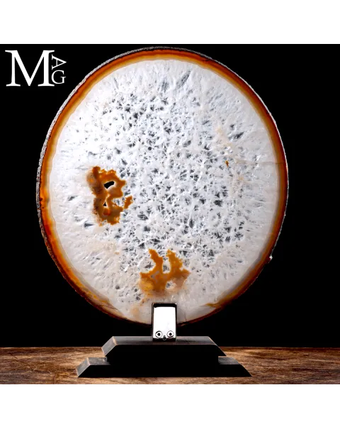 Fetta di Agata Naturale – Geode Luminoso