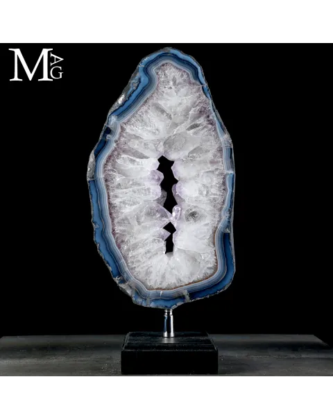 Geode di Ametista e Agata Blue.