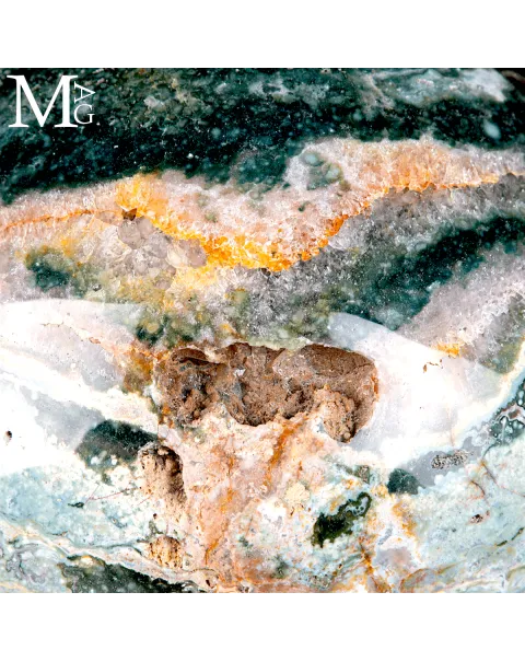 Grande Sfera in Diaspro Naturale Policromo