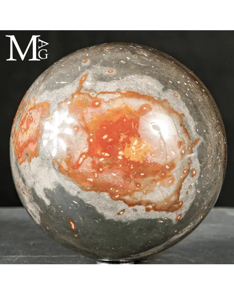 Sfera in Diaspro Policromo Ornamentale