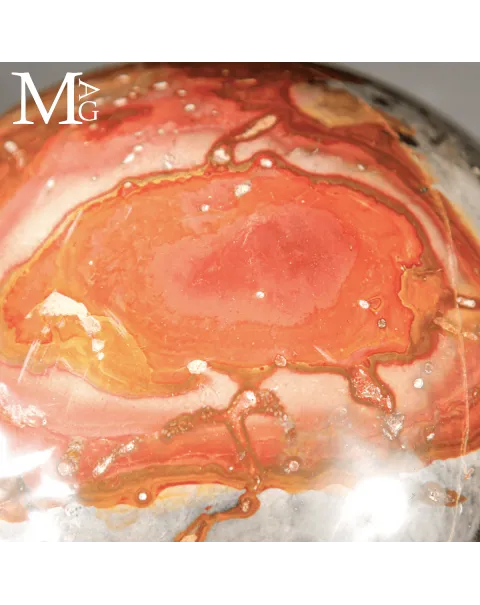 Sfera in Diaspro Policromo Ornamentale