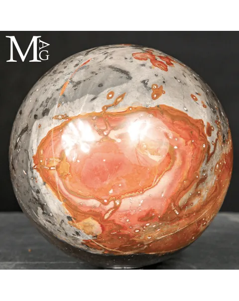 Sfera in Diaspro Policromo Ornamentale