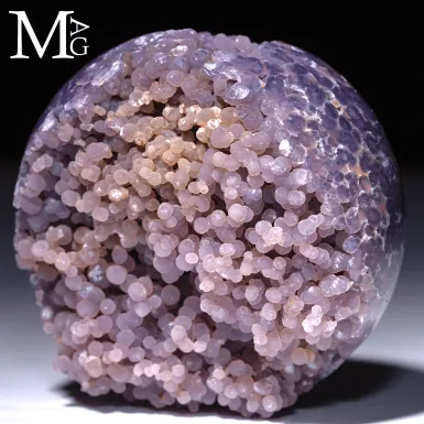 Sfera in Grape Agate dell’Indonesia