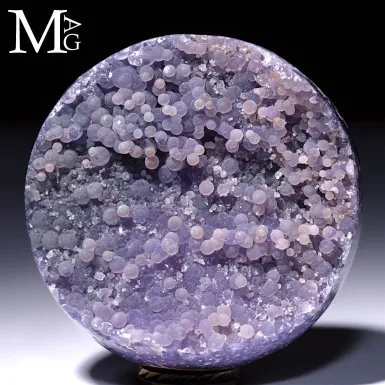 Sfera in Grape Agate - Calcedonio Botrioidale di S...
