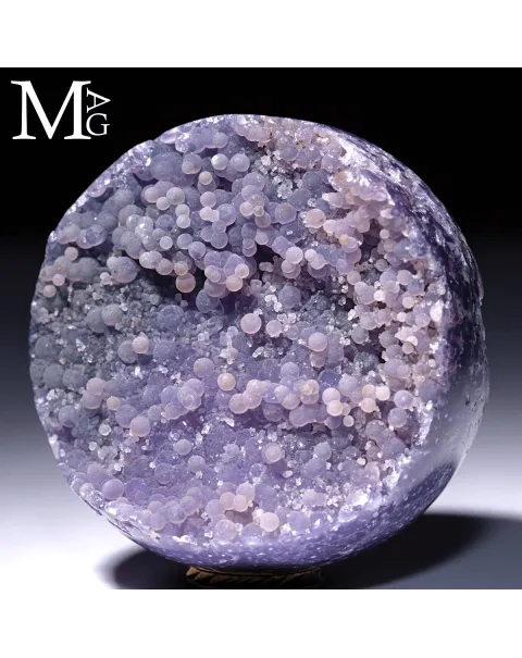 Sfera in Grape Agate - Calcedonio Botrioidale di Sulawesi.