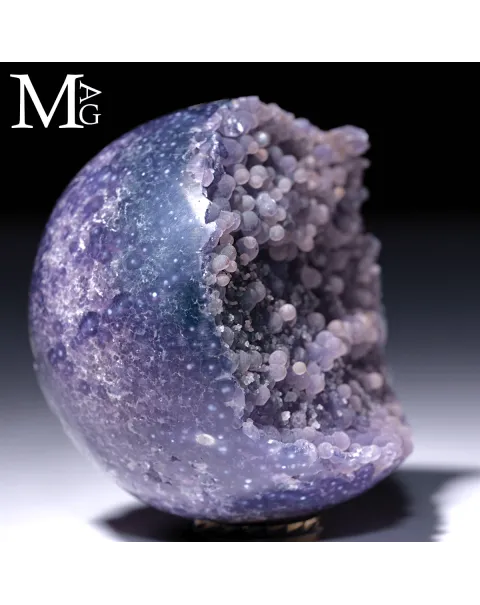 Sfera in Grape Agate - Calcedonio Botrioidale di Sulawesi.