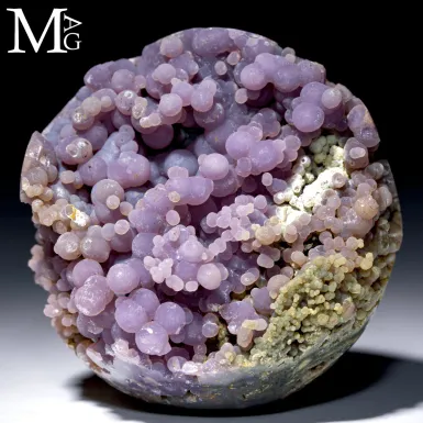 Sfera in Grape Agate - Un piccolo universo di glob...