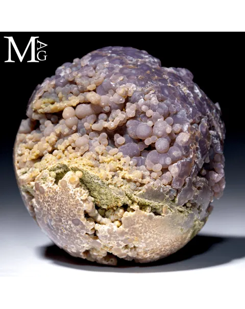 Sfera in Grape Agate - Un piccolo universo di globi.