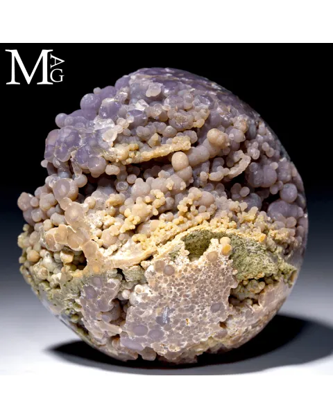 Sfera in Grape Agate - Un piccolo universo di globi.