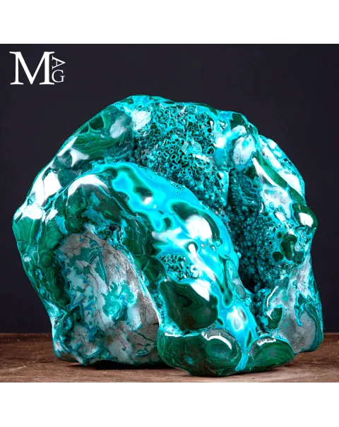 Malachite con Crisocolla – Miniera Star of the Congo.