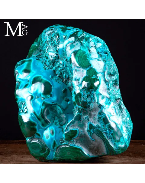 Malachite con Crisocolla – Miniera Star of the Congo.