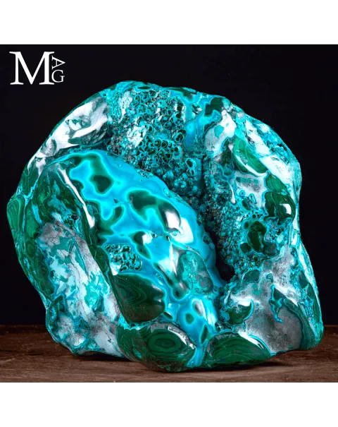 Malachite con Crisocolla – Miniera Star of the Congo.