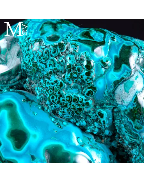 Malachite con Crisocolla – Miniera Star of the Congo.