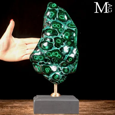 Malachite Botrioidale con Crisocolla.