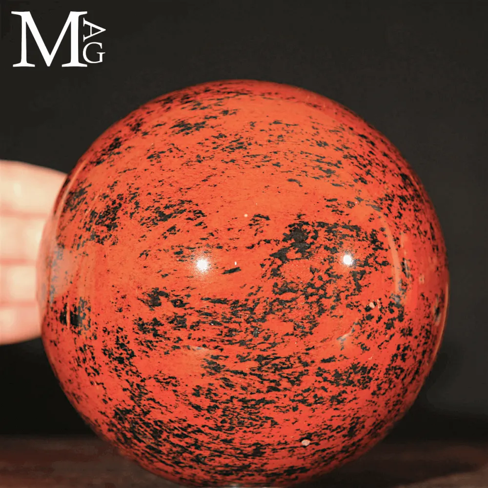 Sfera in ossidiana mogano, Messico.