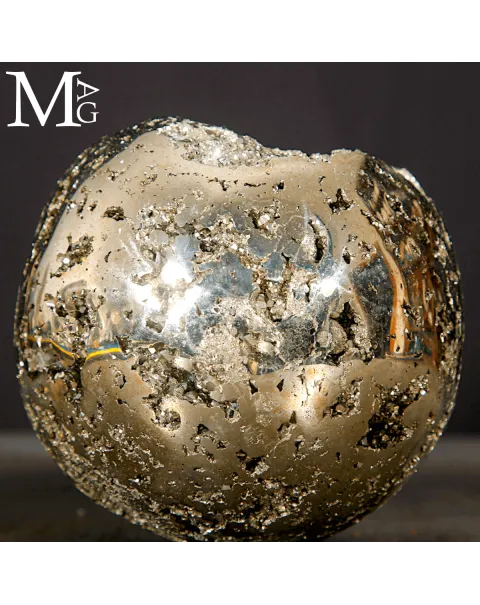 Sfera in Pirite naturale del Perù.
