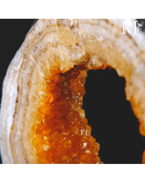 Geode di Citrino Madeira – Fetta ad Anello