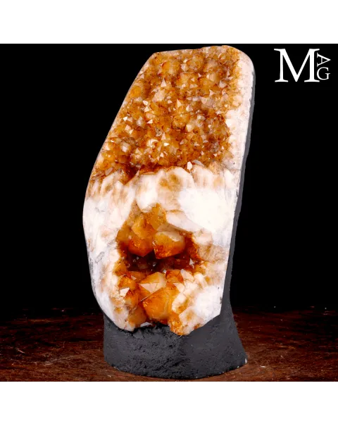Drusa di Quarzo Citrino Madeira