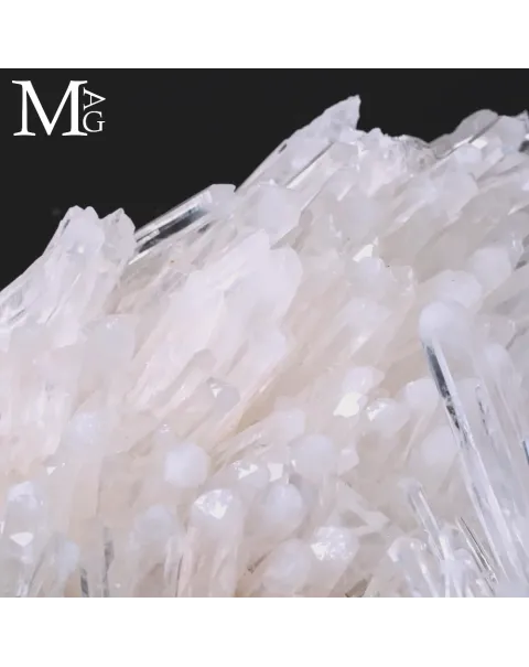 Drusa di Quarzo Aghiforme di Qualità Superiore – Santander, Colombia