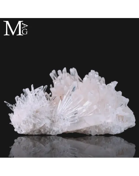 Drusa di Quarzo Aghiforme di Qualità Superiore – Santander, Colombia