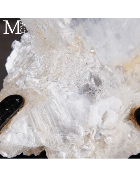 Cristallo di Selenite Naturale crescita a ventaglio.