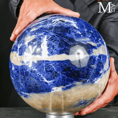 Sfera in Sodalite del Brasile - Il Pianeta Blu