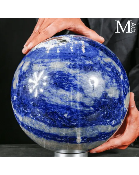 Sfera in Sodalite del Brasile - Il Pianeta Blu