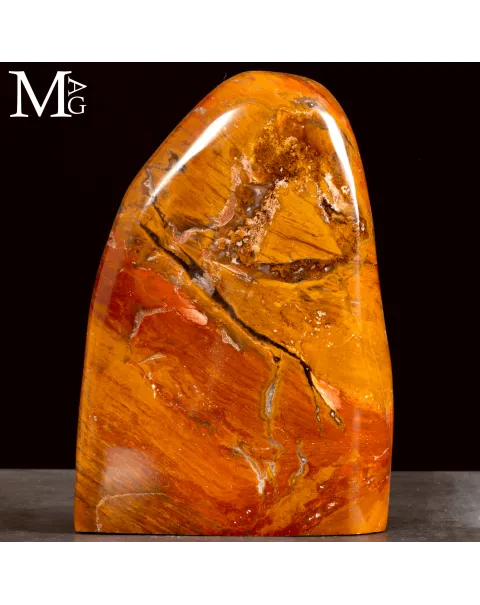Diaspro Rosso-Arancio Agatizzato.