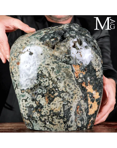 Ocean Jasper – Grande diaspro oceanico orbiculare della 4ª vena