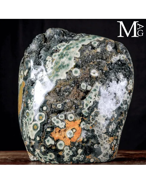 Ocean Jasper – Grande diaspro oceanico orbiculare della 4ª vena