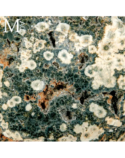 Ocean Jasper – Blocco di Diaspro Oceanico Orbiculare della 4ª Vena