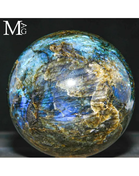 Sfera di Labradorite - Mistero e Magia