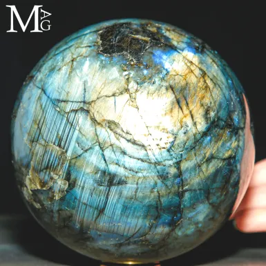 Sfera in Labradorite del Madagascar – Il Pianeta...