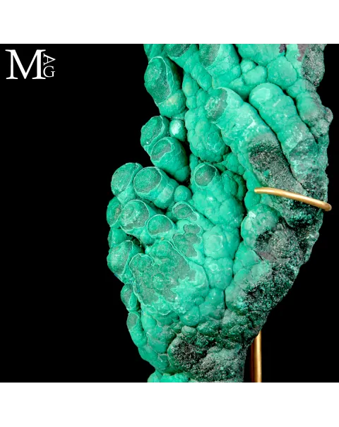 Malachite Naturale – Formazione Botrioidale e Stalattitica